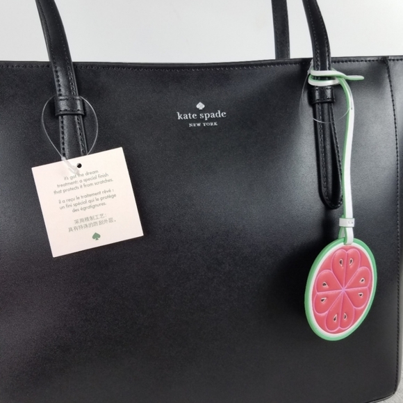 Kate Spade Black Large Tote Bag NWT - Picture 3 of 10